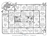 Christmas Conversation Starters Dice Board Game, Holiday I