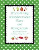 Christmas Cookie Baking Steps and Labels for Dramatic Play