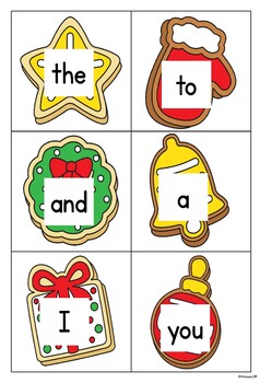 Christmas Cookie CRUNCH - Sight Word Game by Alessia Albanese | TpT