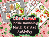 Christmas Cookie Counting Math Center Activity for Preschool