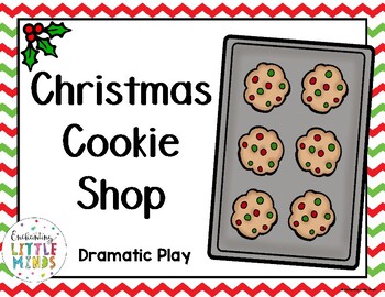 Preview of Christmas Cookie Dramatic Play Shop