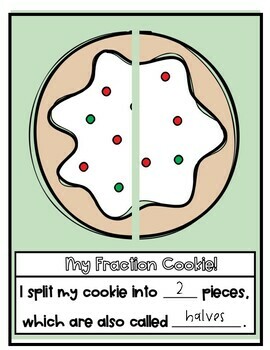 christmas cookie fraction problem solving answer key