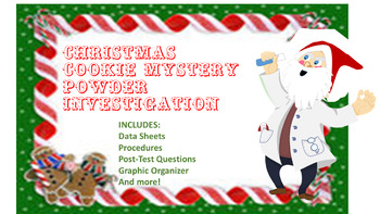 Preview of Christmas Cookie Mystery Powder Invesitgation