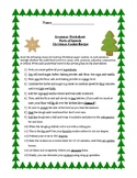 Christmas Cookie Recipe - Grammar (Parts of Speech) Activity