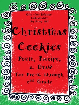 christmas cookies a poem a recipe two pictures to draw tpt