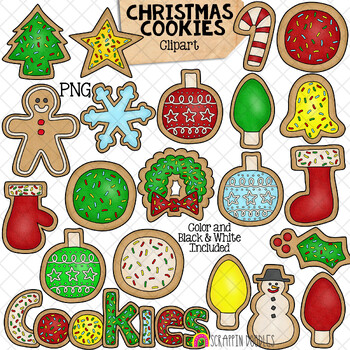 Christmas Cookies By Scrappin Doodles Teachers Pay Teachers