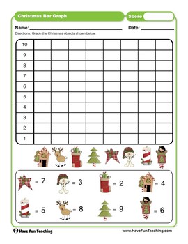 christmas cookies bar graph worksheet by have fun teaching tpt