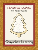 Christmas Cookies File Folder Games