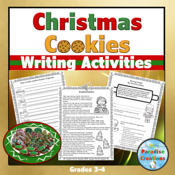 Preview of How to Bake Christmas Cookies Writing Activities