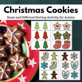 Gingerbread Cookies Same and Different Sorting Special Edu