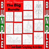 Christmas Coordinate Graphing Activities - The Big Bundle