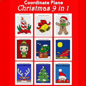 coordinate picture graphing christmas free