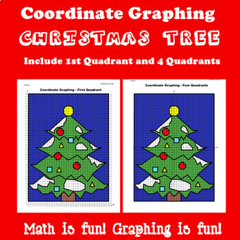 christmas coordinate graphs