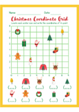 Christmas Coordinate Grid Math Worksheet