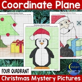 Christmas Coordinate Plane Mystery Graphing Pictures Four 
