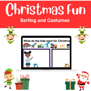 Preview of Christmas Sorting and Fun Activities k-2 Technology-No Prep Digital Resource