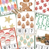 Christmas Count & Clip Cards