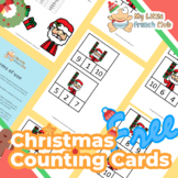 Christmas Count and Clip Cards in French