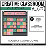 Christmas Countdown Bulletin Board