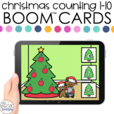 Christmas Counting 1-10 Boom™ Cards - Distance Learning fo