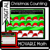 Christmas Counting 1-120 Google Classroom: Movable Math Digital
