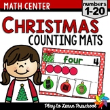 Christmas Math - Counting, Numbers for Preschool, PreK and