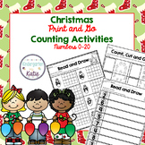 Christmas Counting Activities- Numbers 0-20