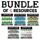 Christmas Counting Clipart Bundle + FREE Blacklines - Comm