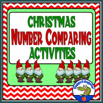 Preview of Christmas Counting Greater Than Less Than Number Comparing PowerPoint