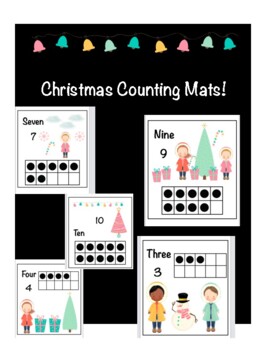 Preview of Christmas Counting Mats
