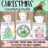 Christmas Counting Mats - Preschool Counting Practice Acti