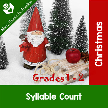 Preview of Christmas Counting Syllables