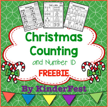 Preview of Christmas Counting Worksheets - FREEBIE!