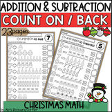 Christmas Math Worksheets 1st Grade Kindergarten Add and S