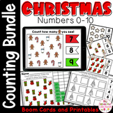 Christmas Counting Objects to 10 - December Worksheets Num