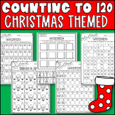 Christmas Counting to 120 Worksheets: Counting Forward and