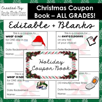 Christmas Gift Card Template, Create Personalized Coupon Instantly in Canva