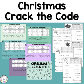 Christmas Crack the Code by Class of Creativity | TPT