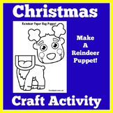Reindeer Christmas Craft | Preschool Kindergarten 1st Grad