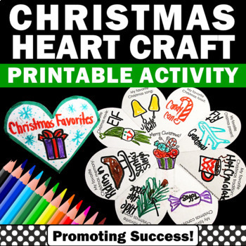 Preview of Christmas Crafts Kids 2nd 3rd Grade Printable ELA Activities Writing ELA Centers