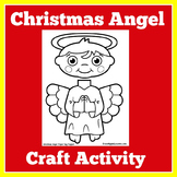 Christmas Craft | Preschool Kindergarten 1st Grade | Angel