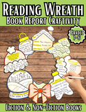 Christmas Craft | Reading Wreath Book Report for Fiction/N