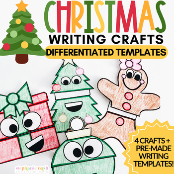 Preview of Christmas Writing Craft | Winter Writing Craft | Christmas Craft | December