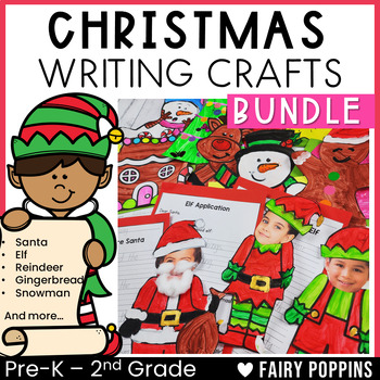 Preview of Christmas Craft, Writing Prompts and Activities BUNDLE