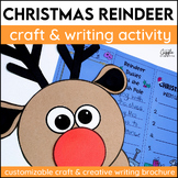 Christmas Craft and Writing Activity | Reindeer Craft and Writing