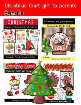 Preview of Christmas Craft gift to parents Bundle