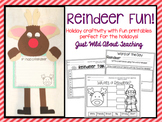 Reindeer Craft Pack { reindeer craft and writing printables }