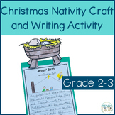 Christmas Nativity Bible Lesson Craft and Writing Activity