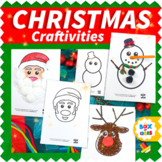 Christmas Craftivity: Santa Craft, Snowman Craft and Reind