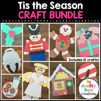 Preview of Christmas Crafts Bundle | Christmas Activities